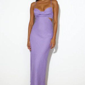 HELLO MOLLY FANCY BRUNCH DATE MAXI DRESS PURPLE 💜